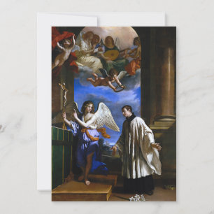Tarjeta Festiva Saint Aloysius de Gonzaga Plaque