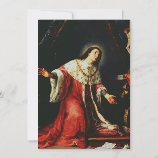 Tarjeta Festiva Saint Casimir Jagiellon (Anverso)