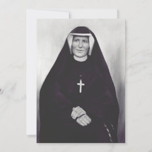 Tarjeta Festiva Saint Faustina Kowalska