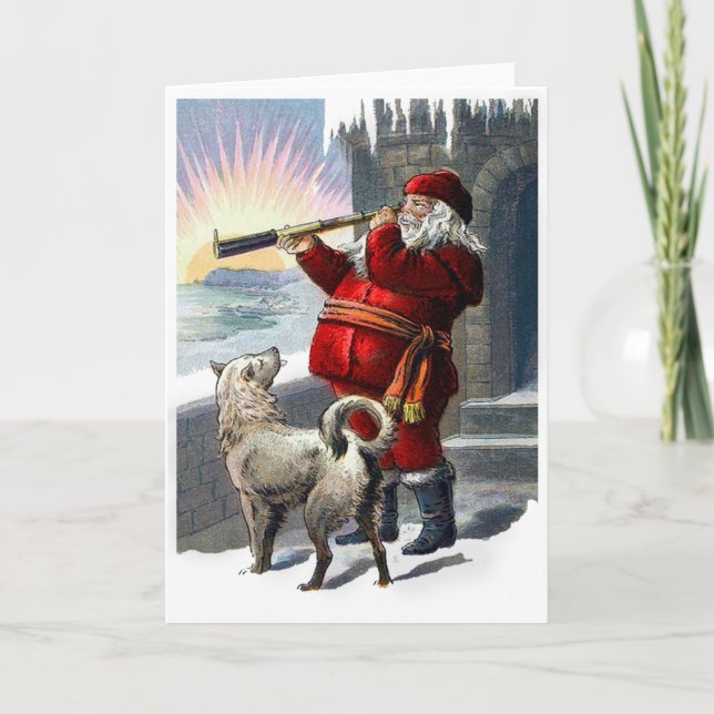 Tarjeta Festiva Saint Nick (Anverso)