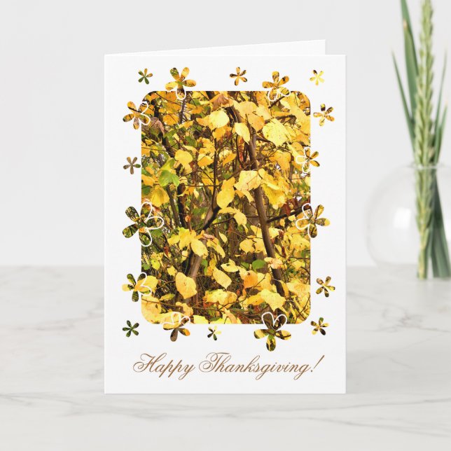 TARJETA FESTIVA SALIDAS DE AUTUMN (Anverso)