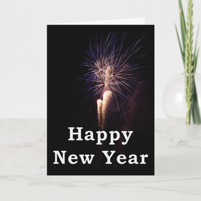 Tarjeta Festiva Salmo de Año Nuevo 126-3 (Anverso)