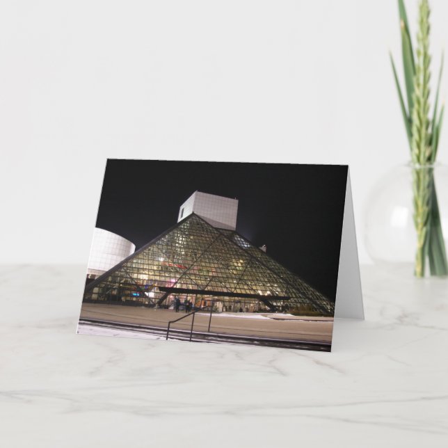 Tarjeta Festiva Salón de la fama del rock-and-roll (Anverso)