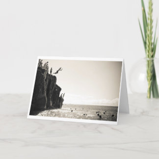 Tarjeta Festiva Salte el saludo