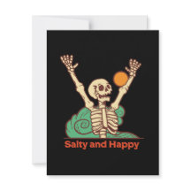 Salty y Happy Skeleton en un