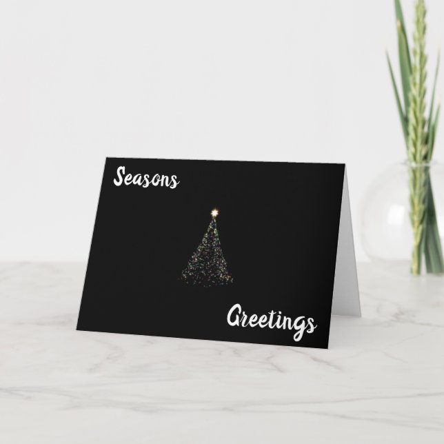 TARJETA FESTIVA SALUD DE TEMPORADA Y FELIZ FESTIVIDAD DE AÑO NUEVO (Anverso)