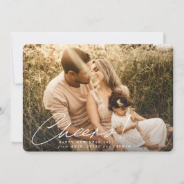 Tarjeta Festiva Salud! Fotografía de Año Nuevo Feliz