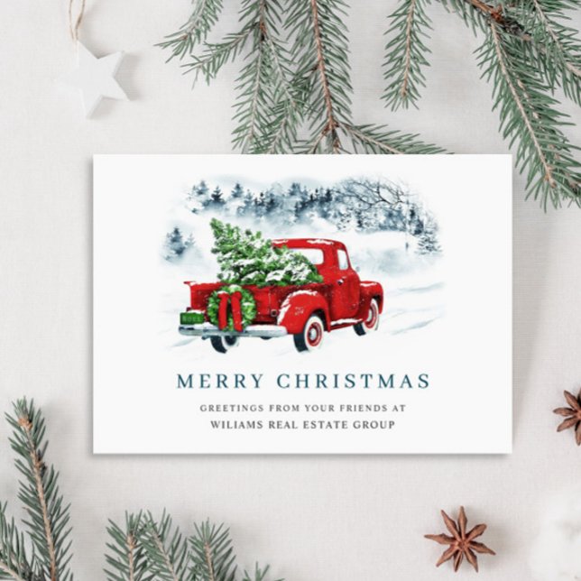Tarjeta Festiva Saludo corporativo de Navidades de Camión de Granj (Subido por el creador)