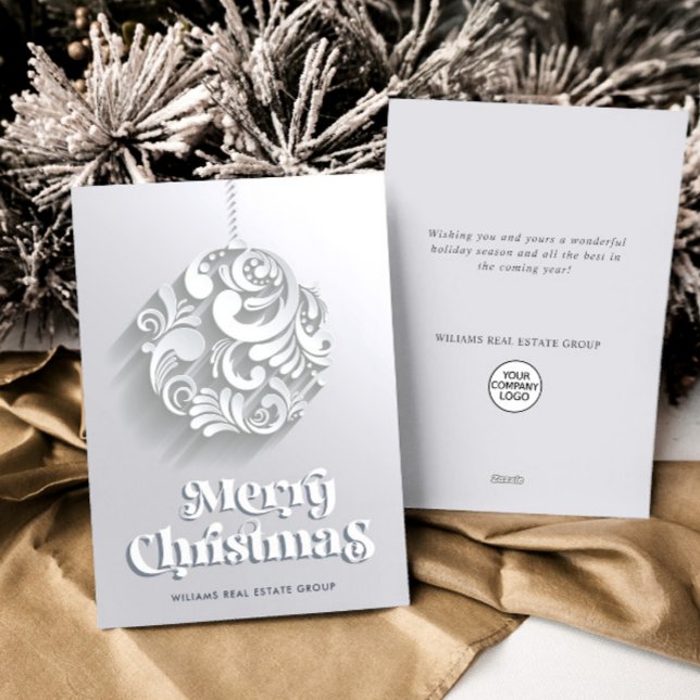 Tarjeta Festiva Saludo corporativo de Ornament Christmas Tree (Subido por el creador)