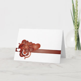 Tarjeta Festiva Saludo de amor retro