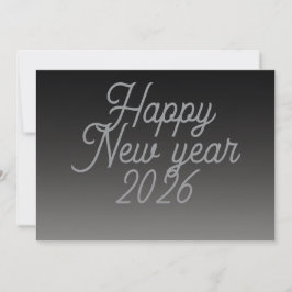 Tarjeta Festiva Saludo de año nuevo tranquilo