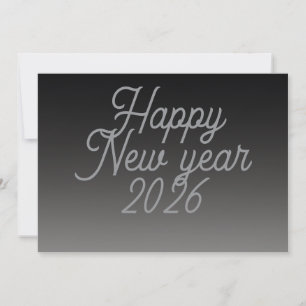 Tarjeta Festiva saludo de año nuevo tranquilo