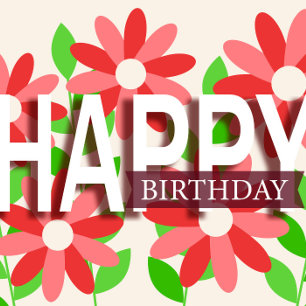 Tarjeta Festiva Saludo de cumpleaños