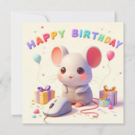 Tarjeta Festiva Saludo de cumpleaños