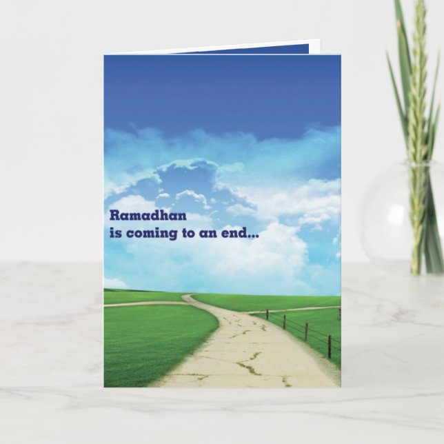 Tarjeta Festiva Saludo de Eid (Anverso)