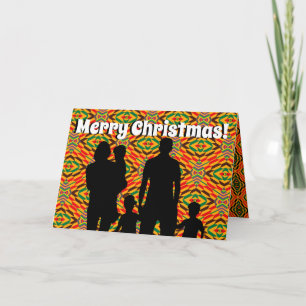 Tarjeta Festiva Saludo de feriado afrocéntrico del personalizable