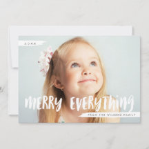 Saludo de fotos de moda de Merry Everything