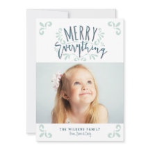 Saludo de fotos de moda de Merry Everything