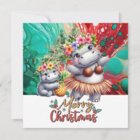 Saludo de los Navidades de Hippo Hawaii