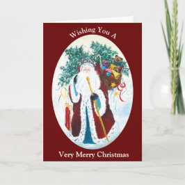Tarjeta Festiva Saludo de Navidades de San Nicolás