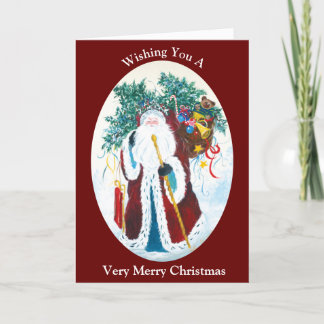 Tarjeta Festiva Saludo de Navidades de San Nicolás