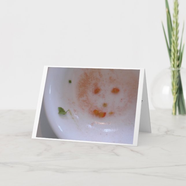 Tarjeta Festiva Saludo de SeedFace (Anverso)