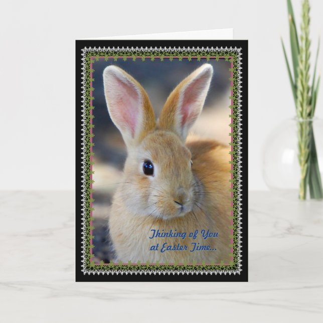 Tarjeta Festiva Saludo del día de fiesta de Pascua (Anverso)