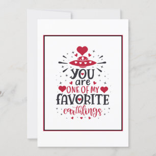 Tarjeta Festiva Saludo del Día de San Valentín Espacio Humano Dive