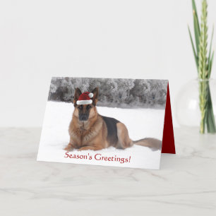 Tarjeta Festiva Saludo navideño alemán