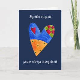 Tarjeta Festiva Saludo navideño de los Navidades de Love Across Mi