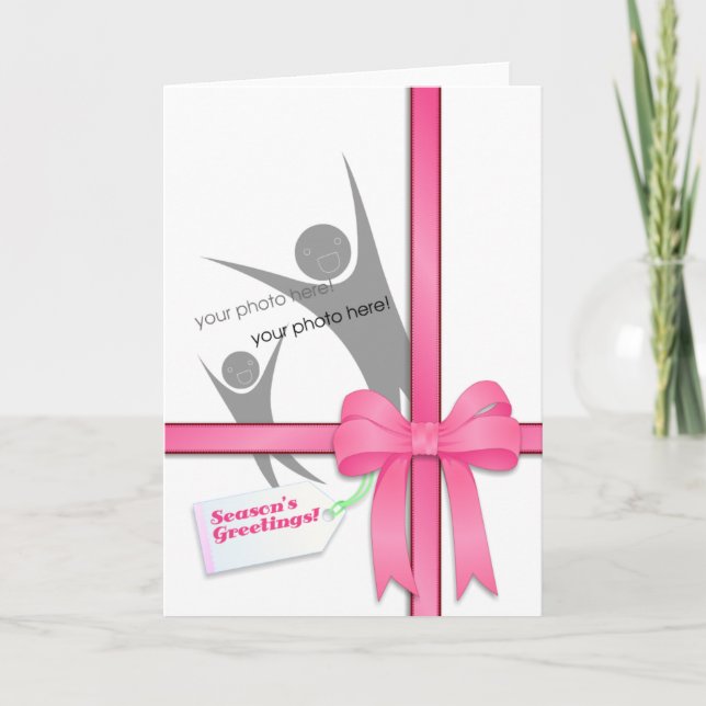 Tarjeta Festiva Saludos 2008 de las estaciones (Anverso)