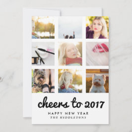 Tarjeta Festiva Saludos A 2017 | Instagram Nueve fotos | Año Nuevo