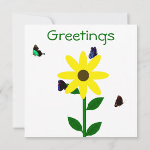 Tarjeta Festiva Saludos a Notecard