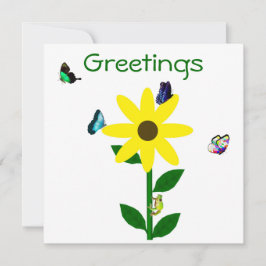 Tarjeta Festiva Saludos a Notecard