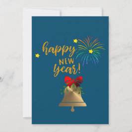 Tarjeta Festiva Saludos de Año Nuevo