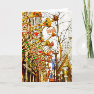 Tarjeta Festiva Saludos de Chicago