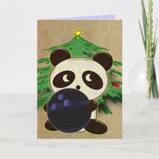 Tarjeta Festiva Saludos de encargo de los bolos (Anverso)