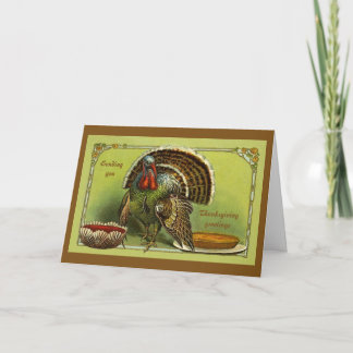 Tarjeta Festiva Saludos de la acción de gracias del diseño del