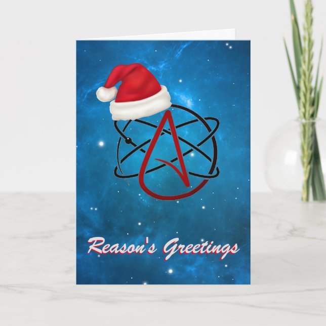 Tarjeta Festiva Saludos de la razón (Anverso)