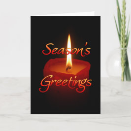 Tarjeta Festiva Saludos de la temporada