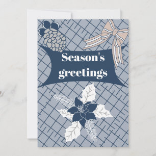 Tarjeta Festiva Saludos de la temporada