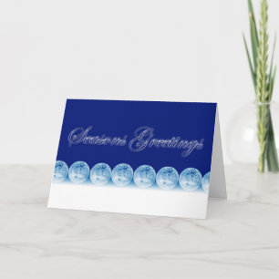 Tarjeta Festiva Saludos de las estaciones