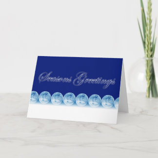 Tarjeta Festiva Saludos de las estaciones