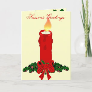 Tarjeta Festiva Saludos de las estaciones
