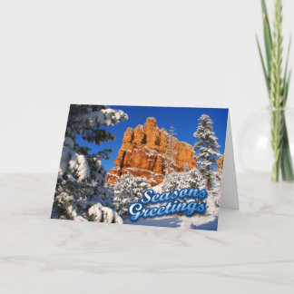 Tarjeta Festiva Saludos de las estaciones