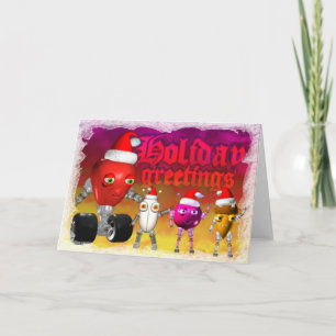 Tarjeta Festiva Saludos de los días de fiesta por Valxart