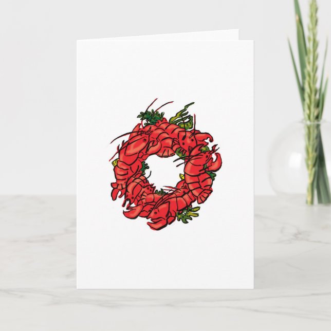 Tarjeta Festiva Saludos de Maine (Anverso)