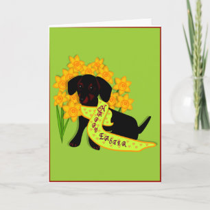 Tarjeta Festiva Saludos de Pascua