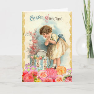 Tarjeta Festiva Saludos de Pascua
