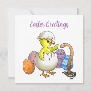 Tarjeta Festiva Saludos de Pascua